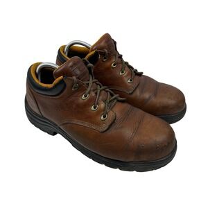 Mens 10.5W Timberland PRO Powerfit Leather Low Top Work Shoes Oil Slip Resistant